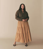 SANREMO SKIRT -- CORIANDER