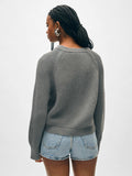 Organic Cotton Plaited Crewneck