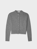 Merino Cashmere Crewneck Cardigan