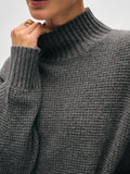 Cashmere Waffle Standneck