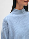 Cashmere Waffle Standneck