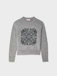 Cashmere Fairytale Embroidered Crewneck