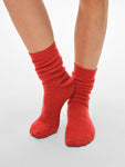 Cashmere Ribbed Socks