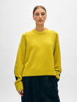 Merino Cashmere Drop Shoulder Crewneck