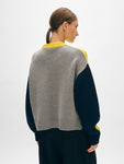 Merino Cashmere Drop Shoulder Crewneck