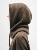 Cashmere Ribbed Balaclava