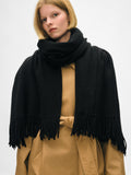 Merino Cashmere Tassel Scarf