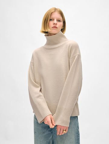 Cashmere Easy Standneck