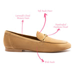 Katherine Loafer In Peanut Suede