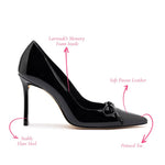 Linda Pump In Black Patent Leather