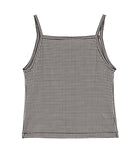 ANGIE TANK -- NOIR LA MADDALENA GINGHAM