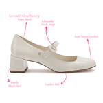 Blair Block Pump In Ivory Patent