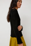 Baserange Omato Wool Long Sleeve in Black