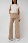 Baserange Tajo Wide Pants in Sand