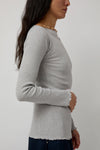 Baserange Tav Long Sleeve in Grey Melange