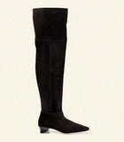 CAMBRIA BOOT -- BLACK SUEDE