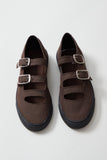 SIMONA SNEAKERS | CHOCOLATE CANVAS