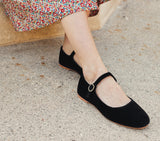 MARY JANE SLIPPER -- BLACK