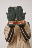 Elmer Teddy Mitten in Khaki