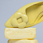 Flora Pump In Lemonade Leather