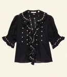 HETTIE TOP -- BLACK