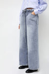 Highlight Studio Denim Sharing Pants in Light Blue