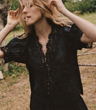 IDELLA TOP -- BLACK