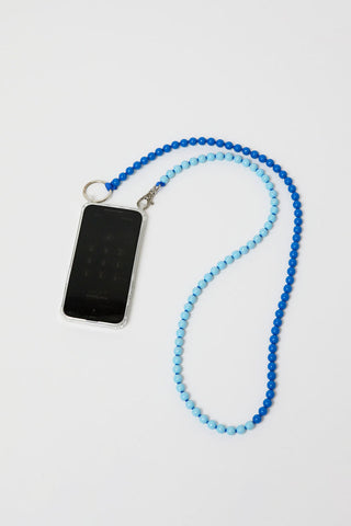 Ina Seifart Handykette Iphone Necklace in Blue Duo