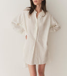 JORA LINEN DRESS -- SALT