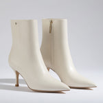 Mini Kate Boot In Ivory Leather