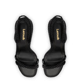 Annie Sandal In Black Leather