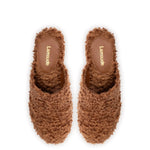 Miso Clog In Brown Shearling