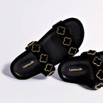 Milan Piccolo Slide In Black Velvet