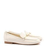 Katherine Loafer In Ivory Leather