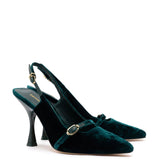 Ines Hi Pump In Jungle Velvet