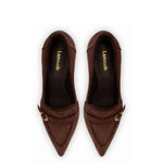 Susan Pump In Brown Suede