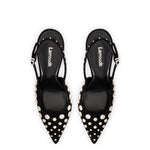 Kaitlan Studs Pump In Black Suede