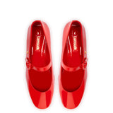 Blair Flatform In Scarlet Patent Leather