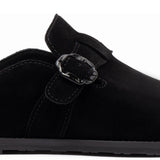 Milan Clog In Black Suede