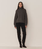 LEIGHTON SWEATER -- DARK GREY