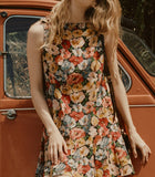 MESSINA DRESS -- POPPY MEADOW