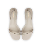 Mini Annie Sandal In Ivory Leather