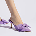 Mini Elle Pump In Iris Fabric