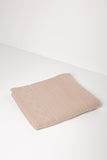 CABLE CASHMERE THROW BLANKET