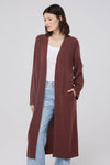 MAKENA LONGLINE CASHMERE CARDIGAN