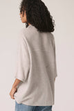 RUE BUTTON-UP CASHMERE TOP