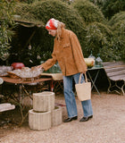 NOLAN SUEDE JACKET -- WILD CHICORY