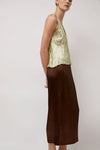 Nin Studio Mino Skirt in Brown