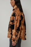 No.6 Aya Top in Brown Tie Dye Corduroy