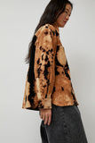 No.6 Aya Top in Brown Tie Dye Corduroy